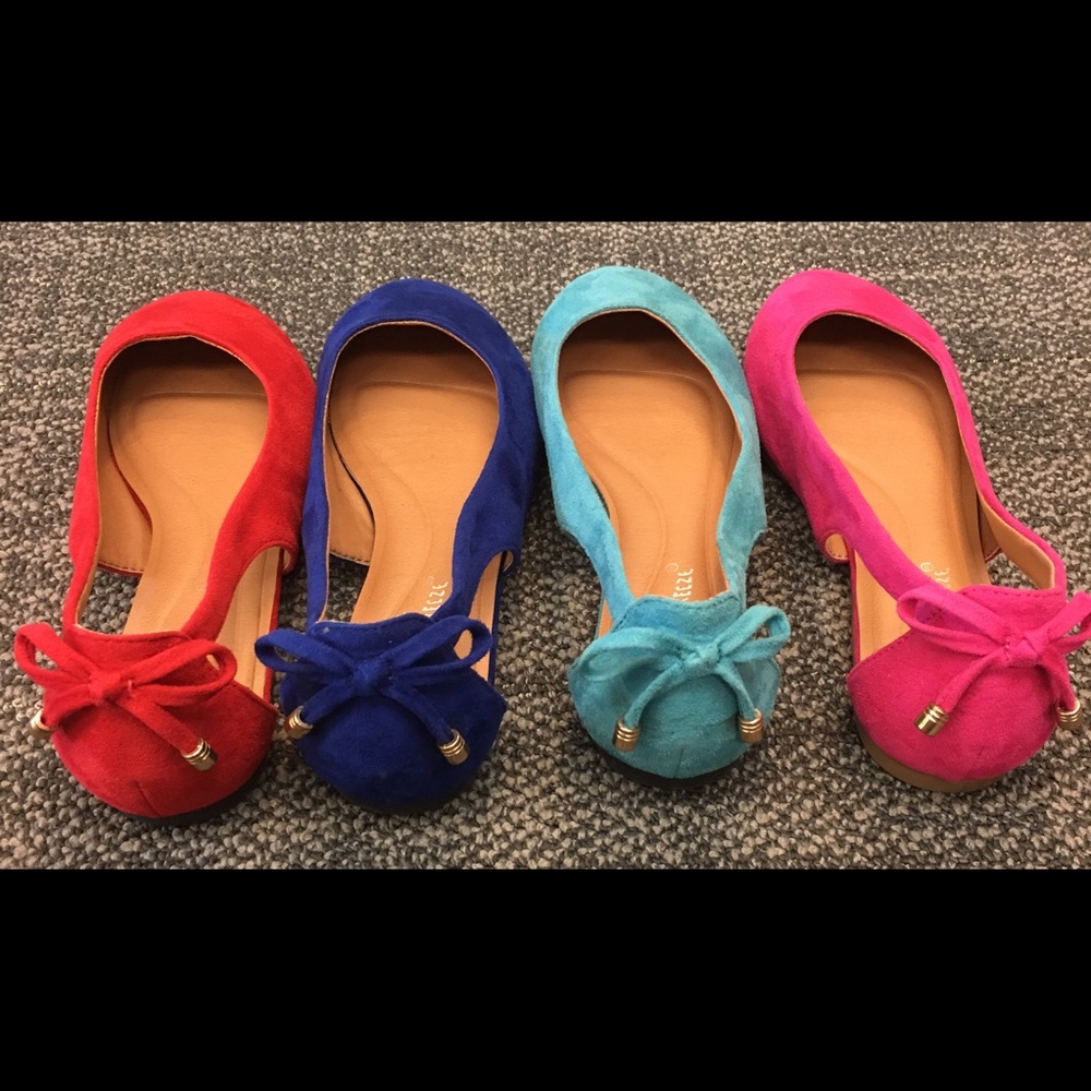 1 Left! Nature Brz Green open side ballerina flat - Picture 7 of 8